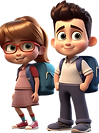 Cartoon Students