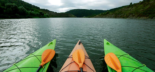 Kajakfahren auf dem See