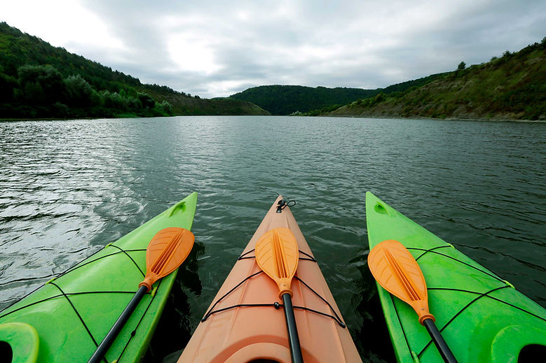 Kayak sul lago