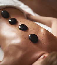 Hot stone massage