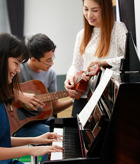 Playing music with family