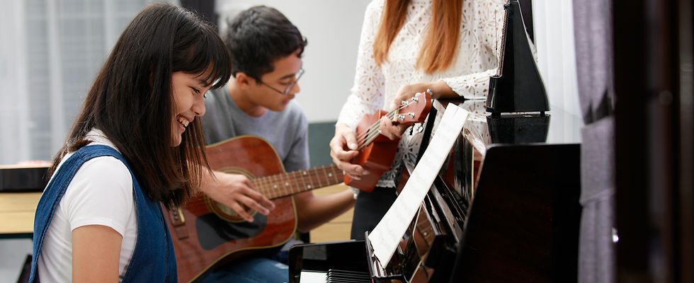 Playing music with family