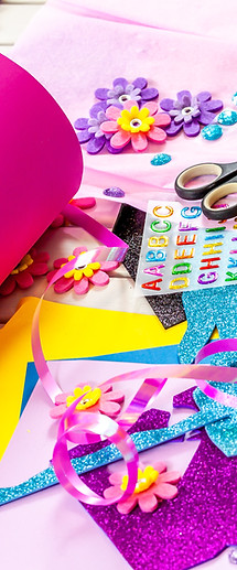 Colorful Craft Supplies