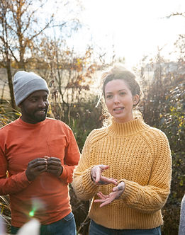 Group Discussion Outdoors