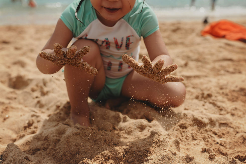 Child Playing Sand