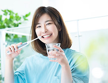 歯磨きの様子