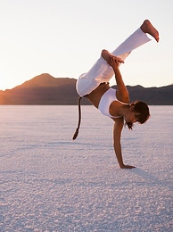 Mulher capoeirista