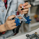 Child Building Lego