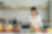 Woman Preparing Salad