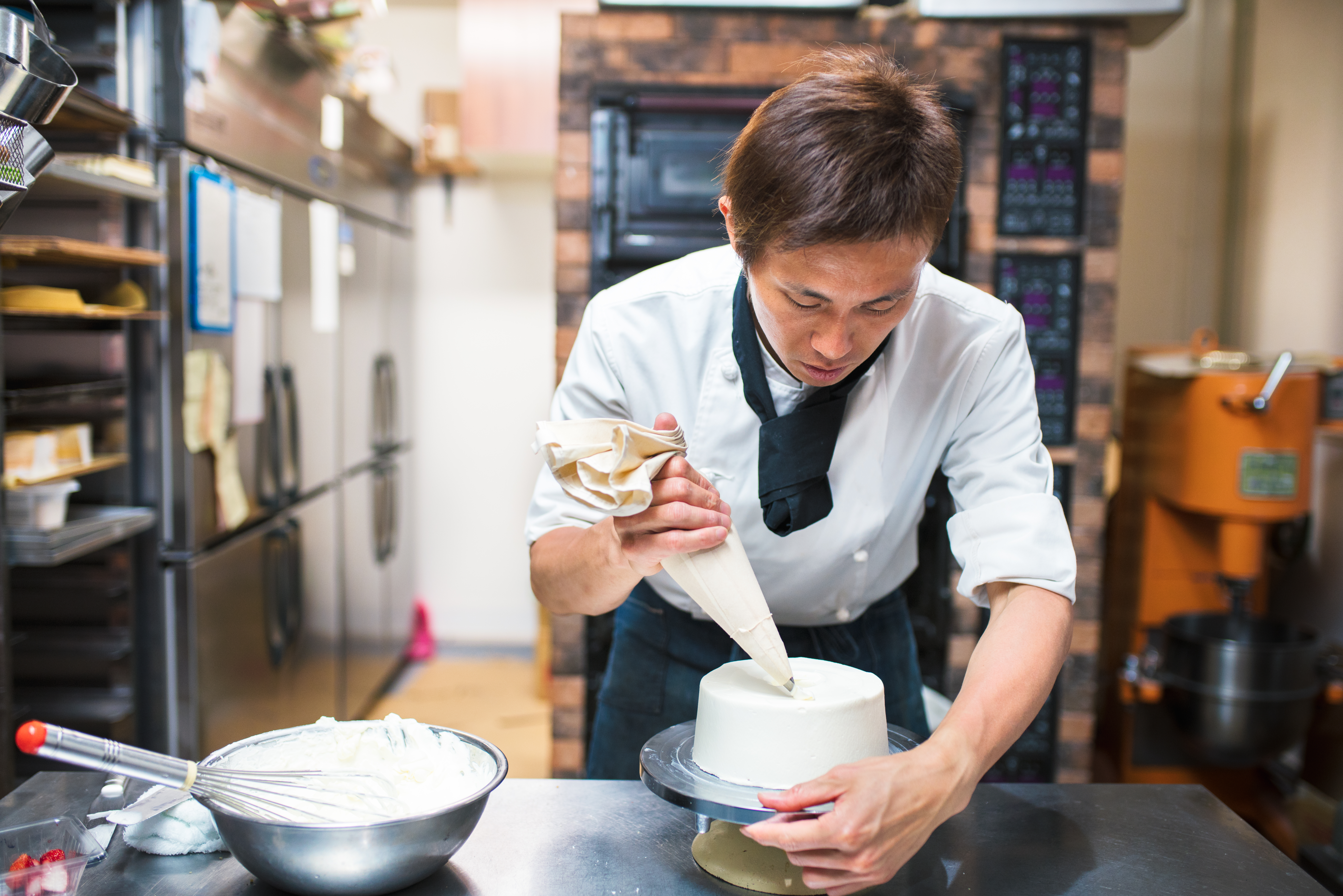 ケーキのデコレーション