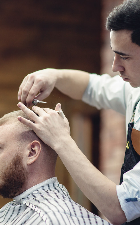 Em uma barbearia