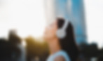 Woman Wearing Headphones