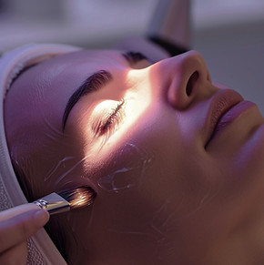 Facial Treatment Close-Up