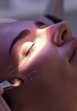 Facial Treatment Close-Up