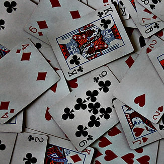 Scattered Playing Cards