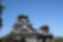 青空の熊本城天守閣