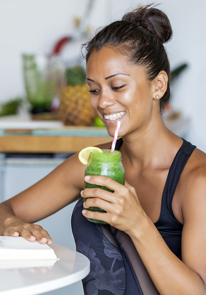Drinking Green Juice