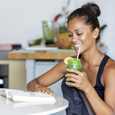 Drinking Green Juice