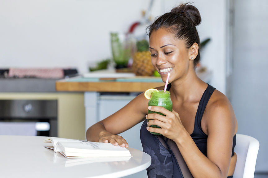 Drinking Green Juice
