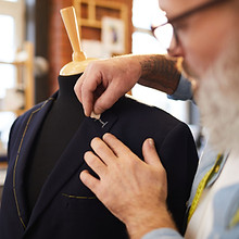 Man Designing Coat