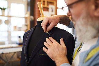 Man Designing Coat