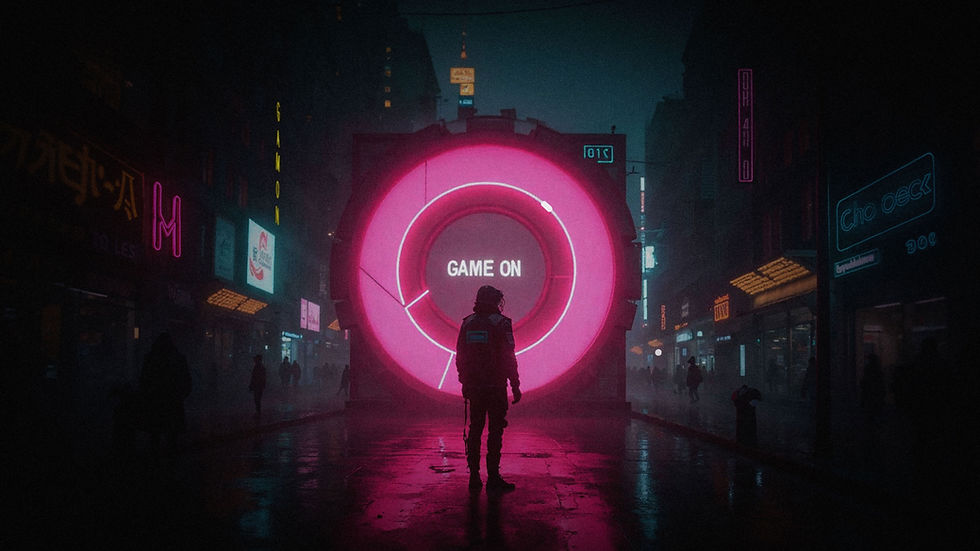 Futuristic Neon Scene