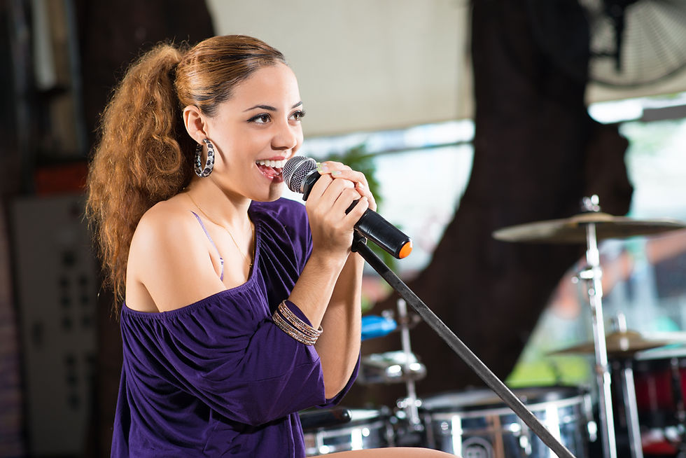Singing Woman Performing