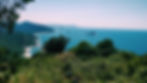 Vista para o mar azul