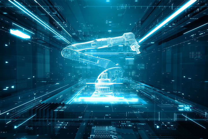 工作機械製品紹介映像の1場面