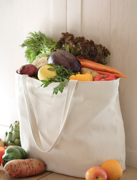 Bag of Organic Fruits and Vegetables