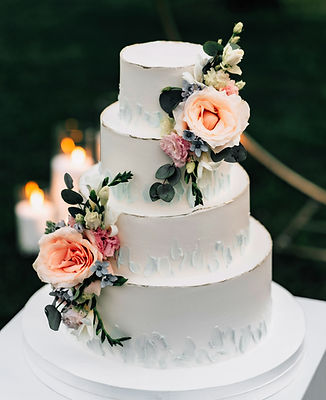 Torta nuziale floreale