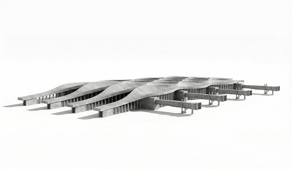 Abstract Concrete Structure