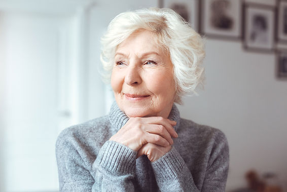 old woman prepares for legacy video storytelling in Los Angeles