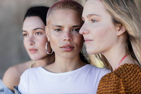 Multi ethnische Mädchen