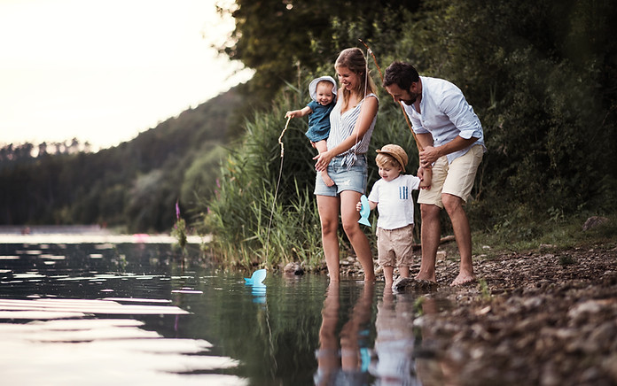 Familien-Angelausflug