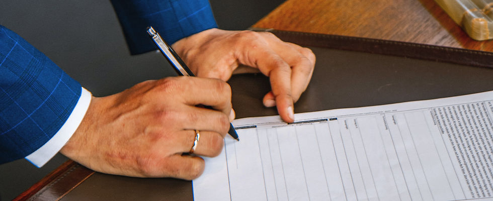 Contract Signing Moment