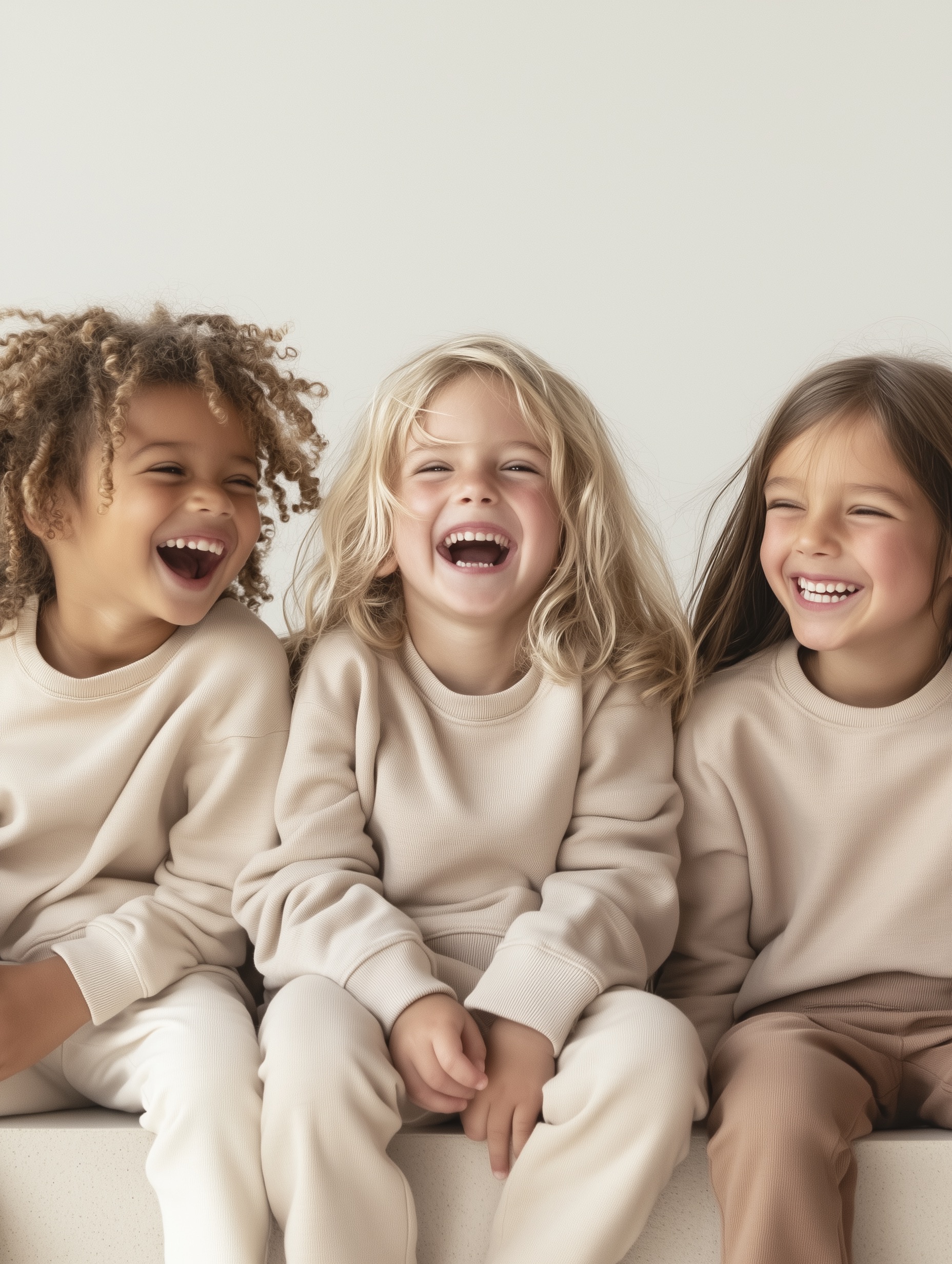 Gruppe lachender Kinder