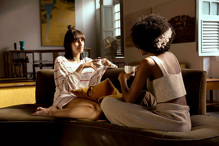 Two Women Chatting