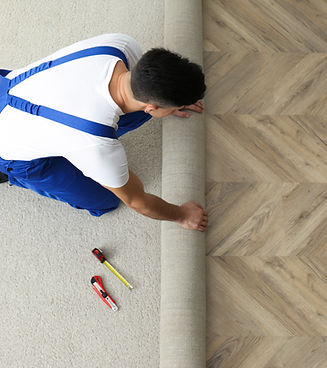 Instalación de alfombra nueva