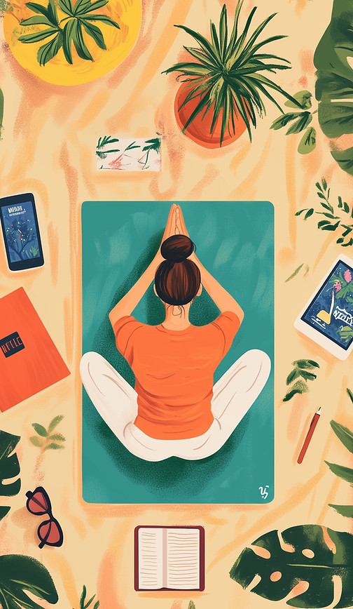 Yoga with Indoor Plants