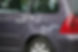 Dented car side
