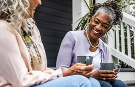 Friendly Porch Conversation
