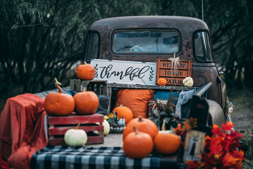 Rustic Fall Display