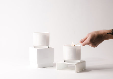 Lighting White Candle