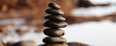 Stacked River Stones