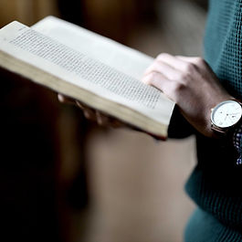Man Reading A Book