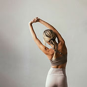 Woman Stretching Arms