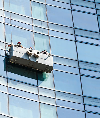 Cleaning Building Windows