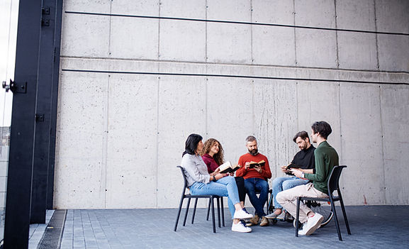 Group Reading Together