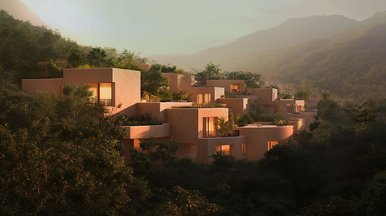 Modern Hillside Villas